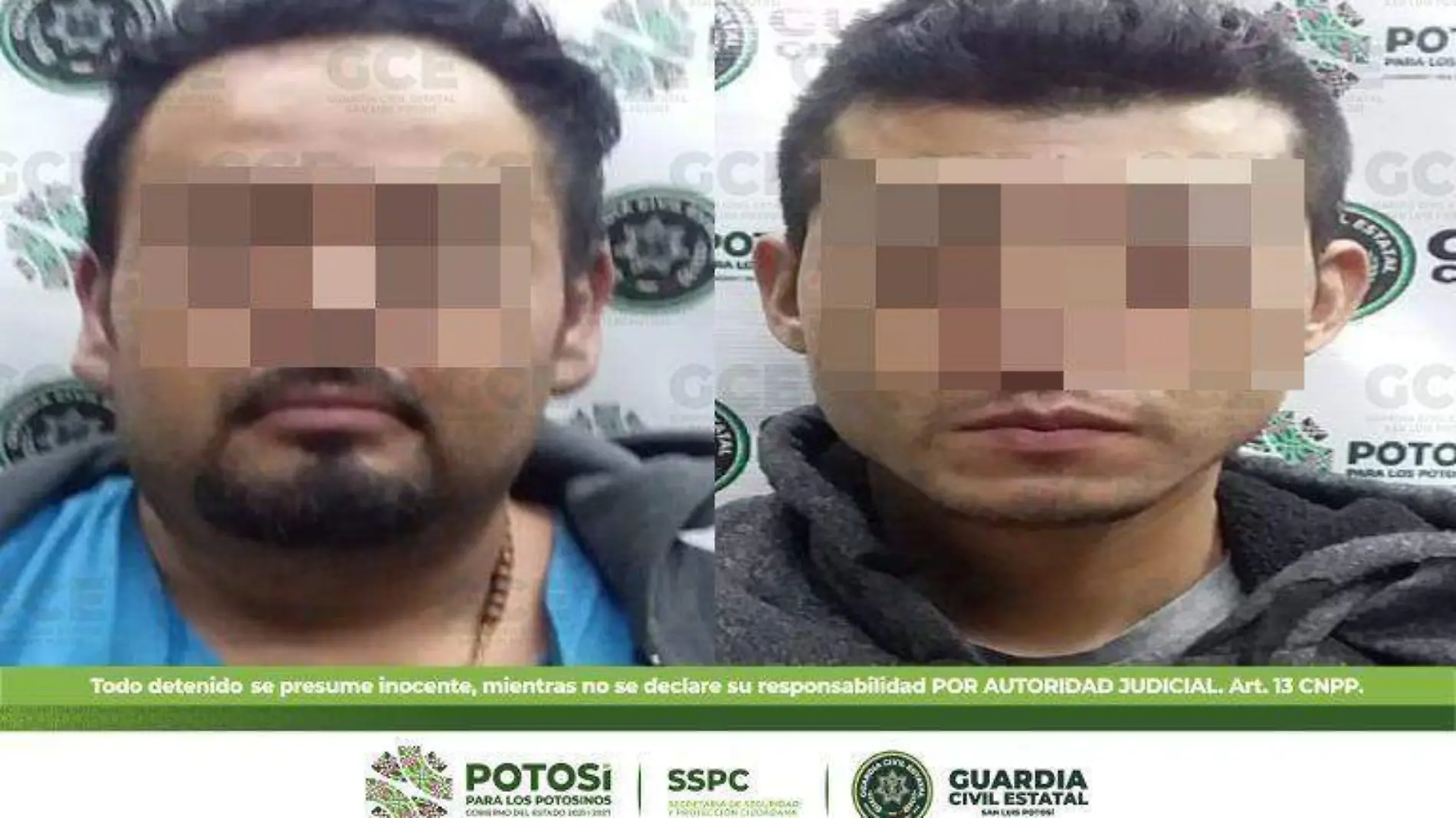 detenidos por intento de robo y daños. las cosas